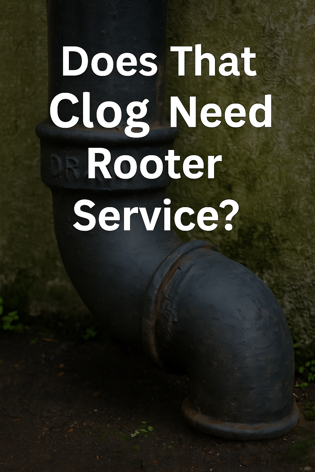 Clog or Catastrophe? How to Know When You Need Rooter Service