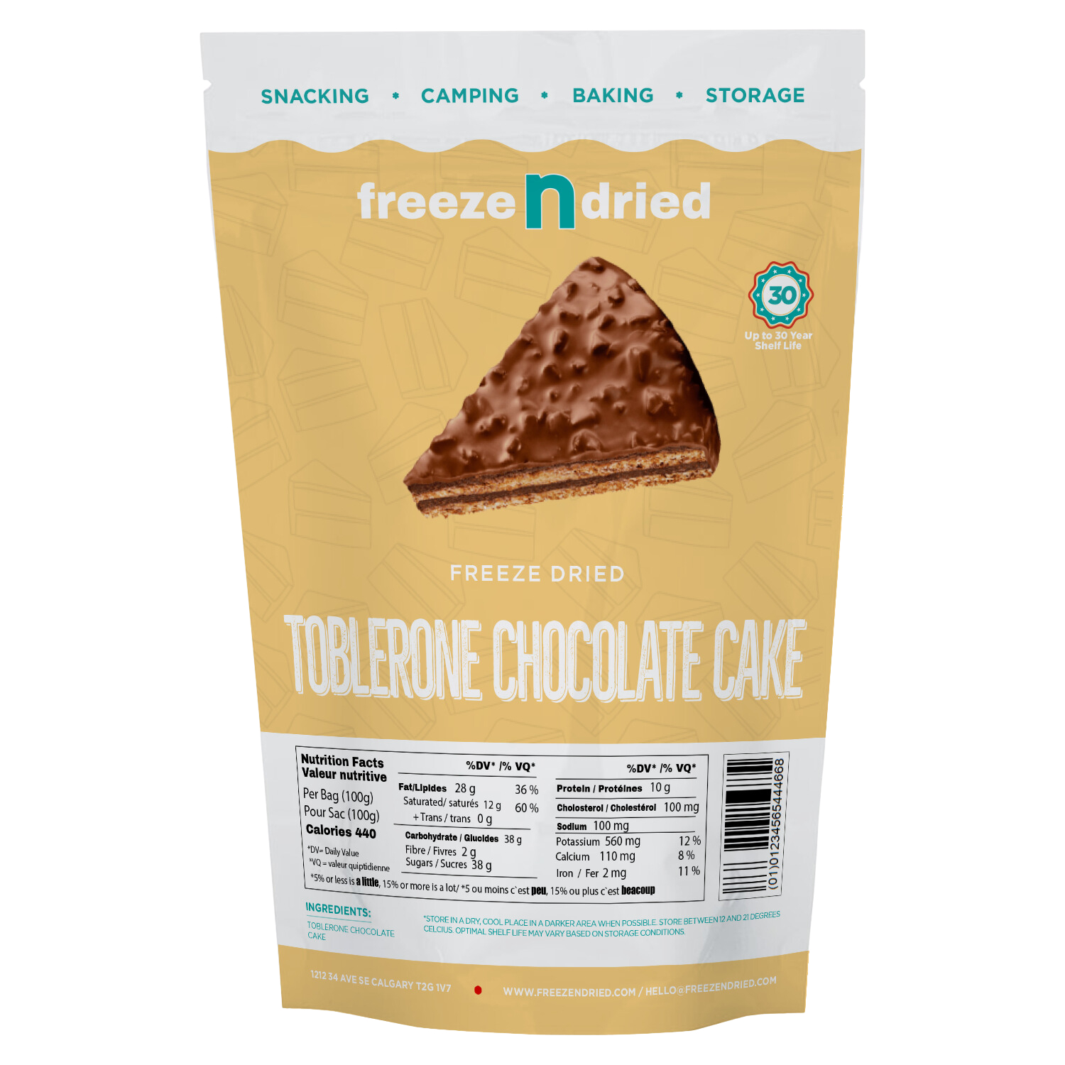 Discover the Ultimate Indulgence: Freeze-Dried Toblerone Chocolate Cake!